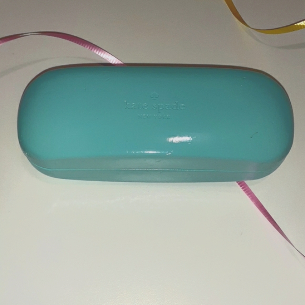 Kate Spade Turquoise Glasses Case